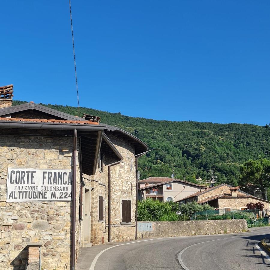 La Terrazza Sulle Vigne B&B Corte Franca Exterior foto